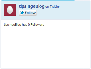 Twitter Widget for Blogger