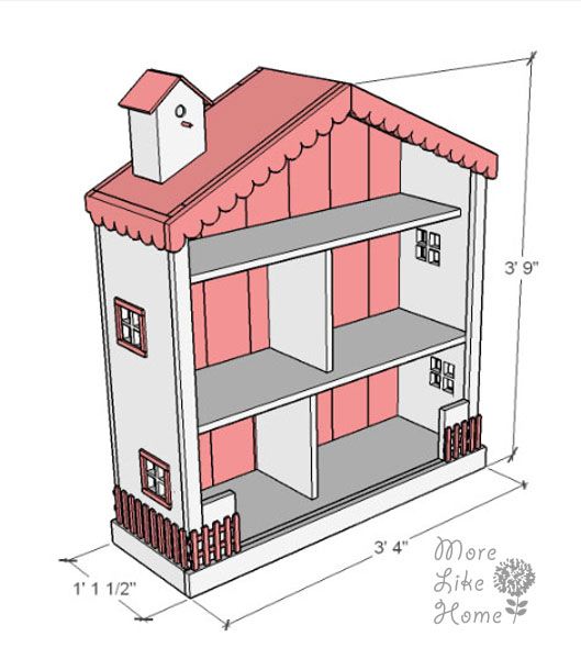 simple dollhouse plans