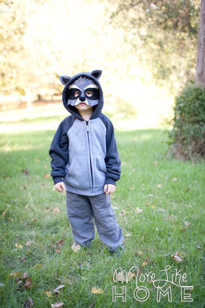 Image result for raccoon costume child diy