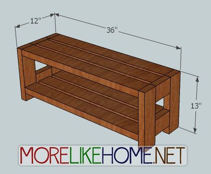 Dimensions: 36" wide x 13" tall x 12" deep