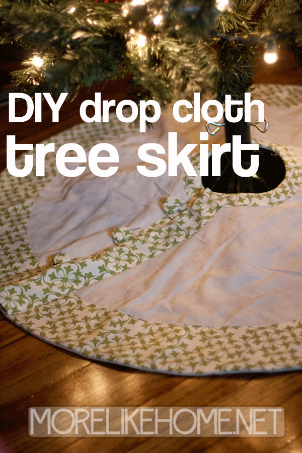 More Like Home Drop Cloth Tree Skirt Diy,Farmhouse Country Kitchen Lighting
