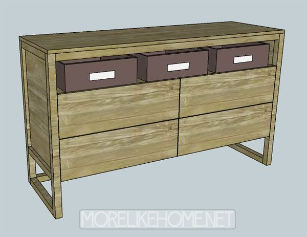 Woodwork Modern Dresser Plans Pdf Plans
