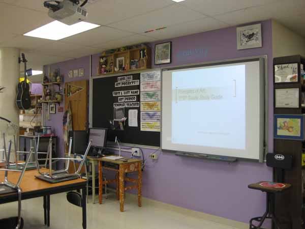 art room smart board