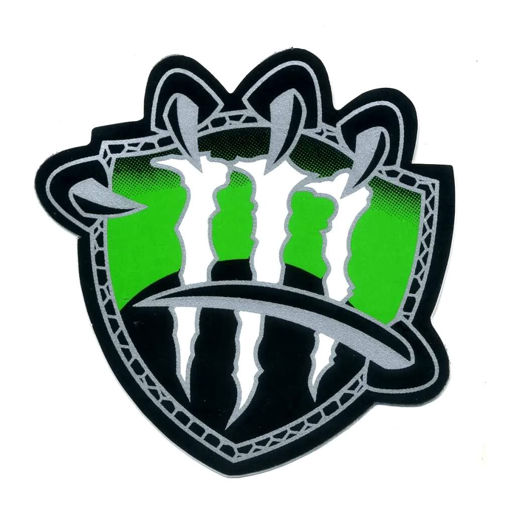 Monster Energy Racing Claw Tiger Motorcycle Car Decal Sticker B100 eBay