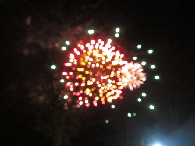 New Year's Eve fireworks, St. Stephen's Green