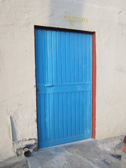 Blue door
