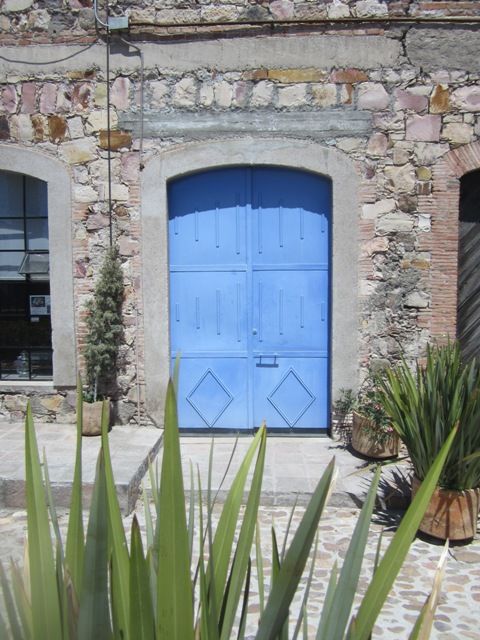 Blue door