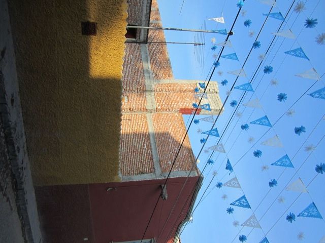 Blue banderas