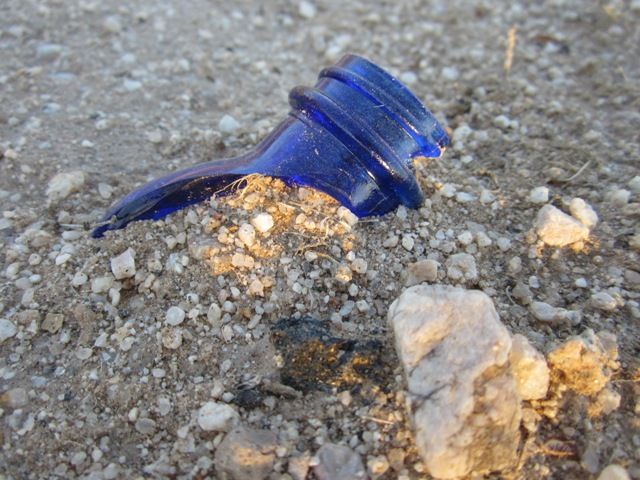 Blue glass