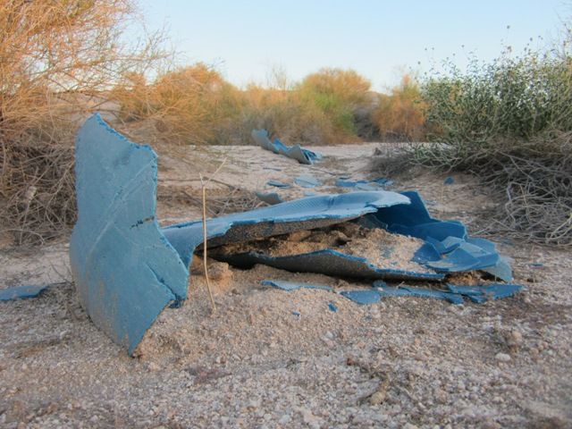 Blue junk