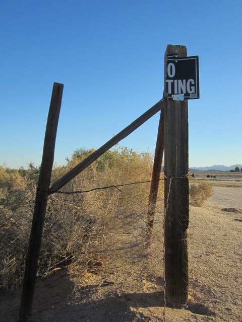 Lonely fence