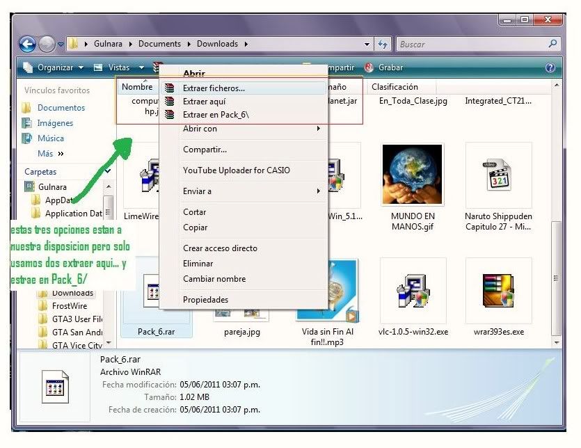 Guia para Descomprimir y Comprimir con el Programa WinRar... Guia para Descomprimir y Comprimir con el Programa WinRar...