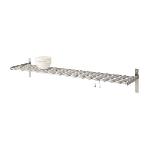 IKEA GRUNDTAL STAINLESS STEEL KITCHEN BATHROOM SHELF TOWEL RAIL 80 CM Ikea Grundtal Double Towel Rail ~ IKEA GRUNDTAL STAINLESS STEEL KITCHEN BATHROOM SHELF TOWEL RAIL 80 CM