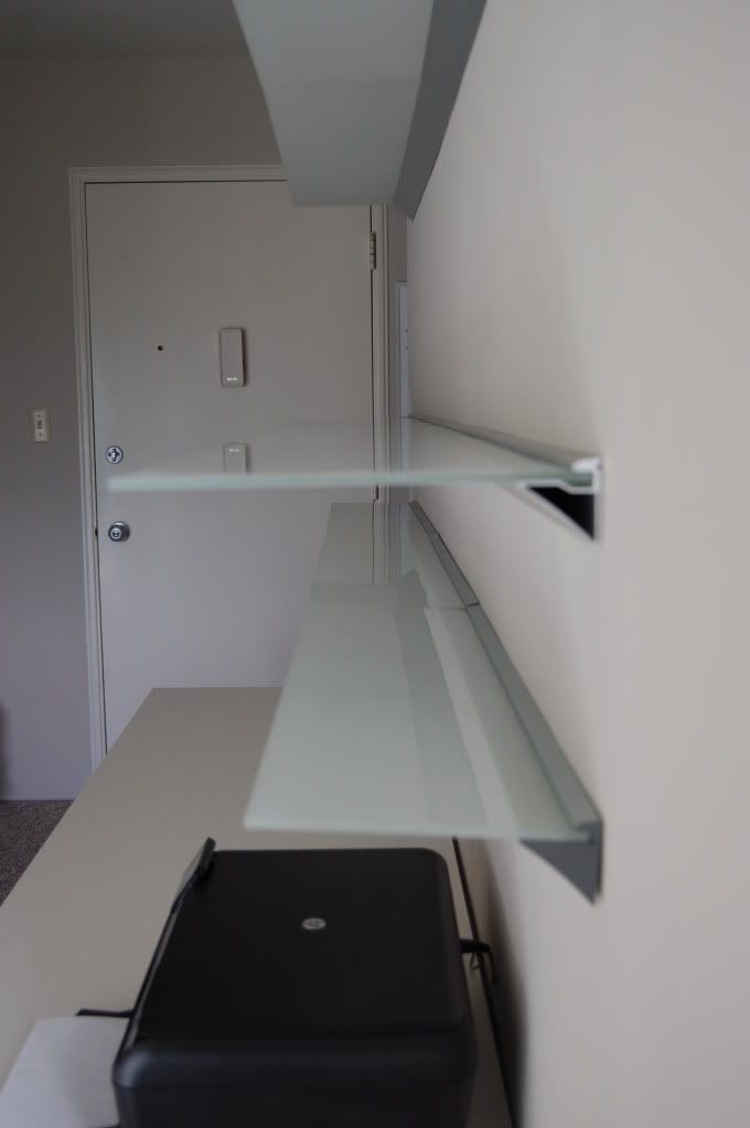 Frosted Glass Shelves Photo by desablahome Photobucket