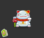 GreyGoodLuckCat.gif