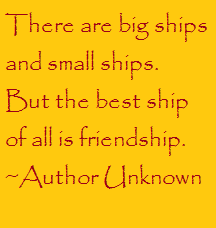 cute ship freindship quote