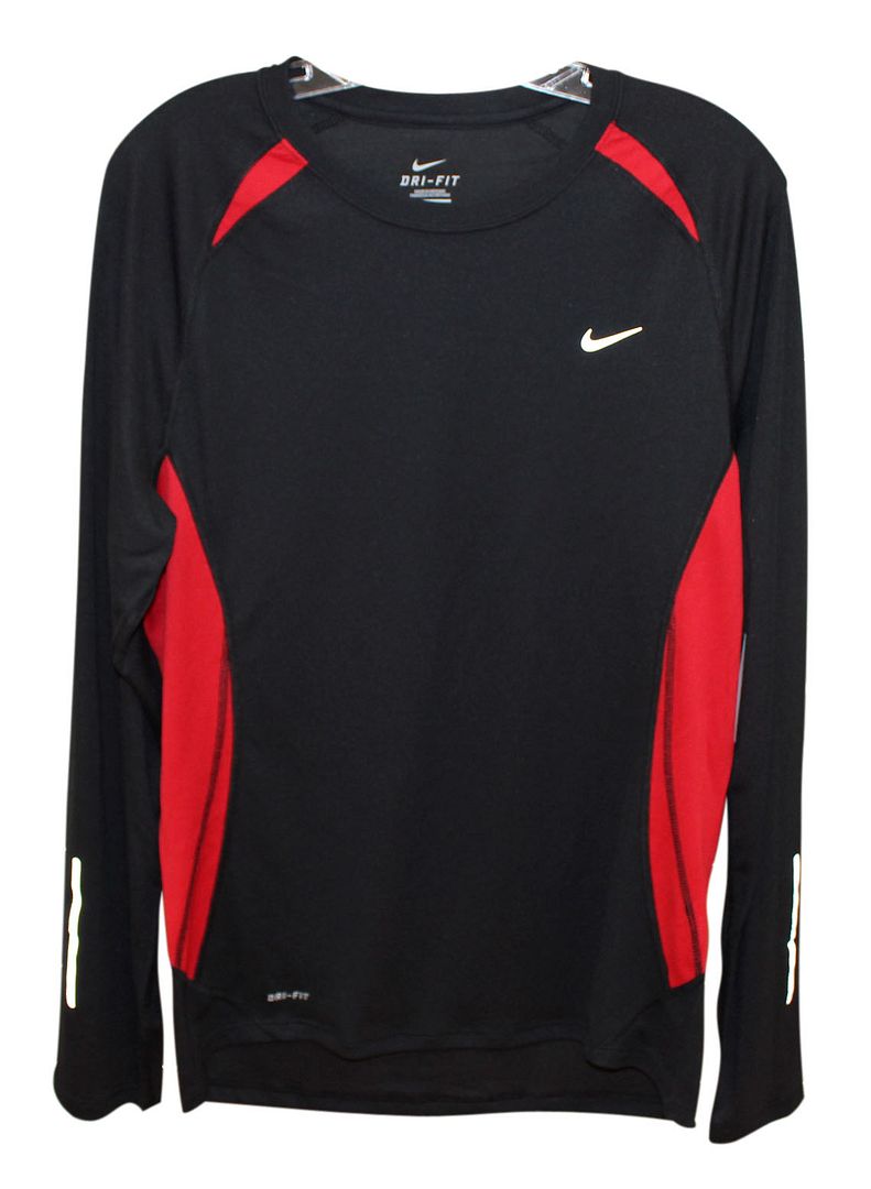 nike dri fit running shirt long sleeve