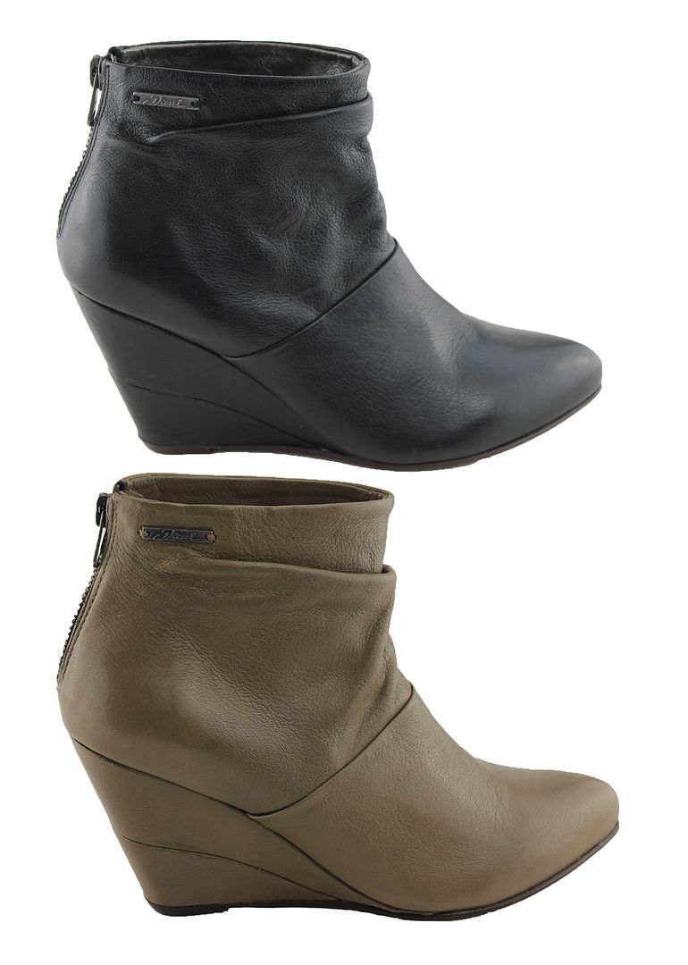 ... EDITH-LADIES-WOMENS-LEATHER-FASHION-WEDGE-HEEL-ANKLE-BOOTS-ON-SALE-NOW