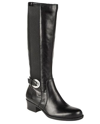Naturalizer Ladies Womens Wide Calf Leather Knee High Length Riding Boots Sale | eBay