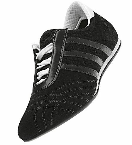 ladies black adidas trainers