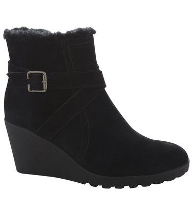 HUSH-PUPPIES-ADELA-LADIES-WOMENS-SHOES-BOOTS-ANKLE-BOOTS-WEDGE-FUR-ON ...