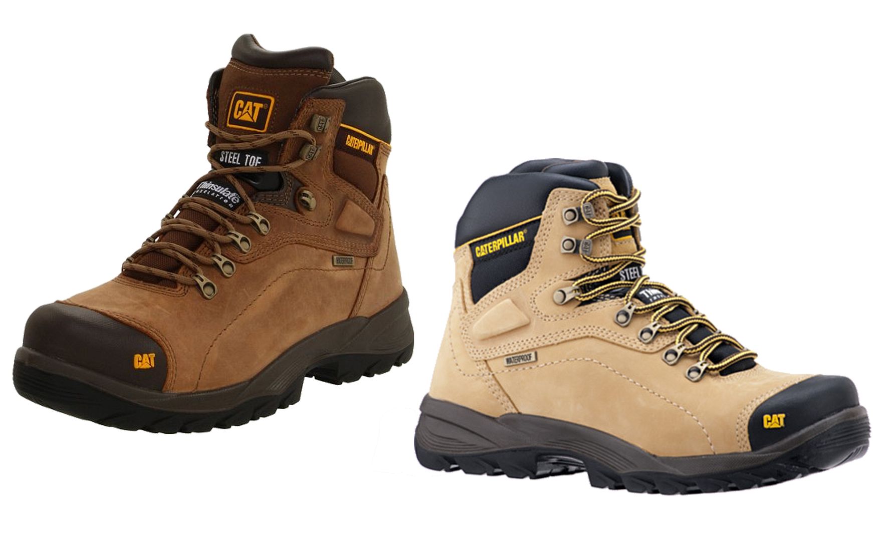 Caterpillar Cat Diagnostic Mens Steel Toe Work Safety Boots Shoes