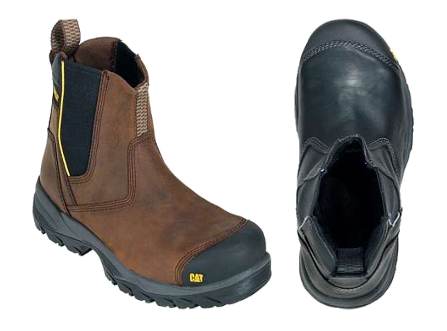CATERPILLAR CAT PROPANE MENS STEEL TOE WORK/SAFETY BOOTS/SHOES DURABLE