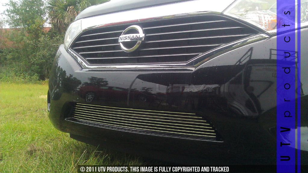 2011 2013 Nissan QUEST 1PC BUMPER CHROME BILLET GRILLE KIT van eBay