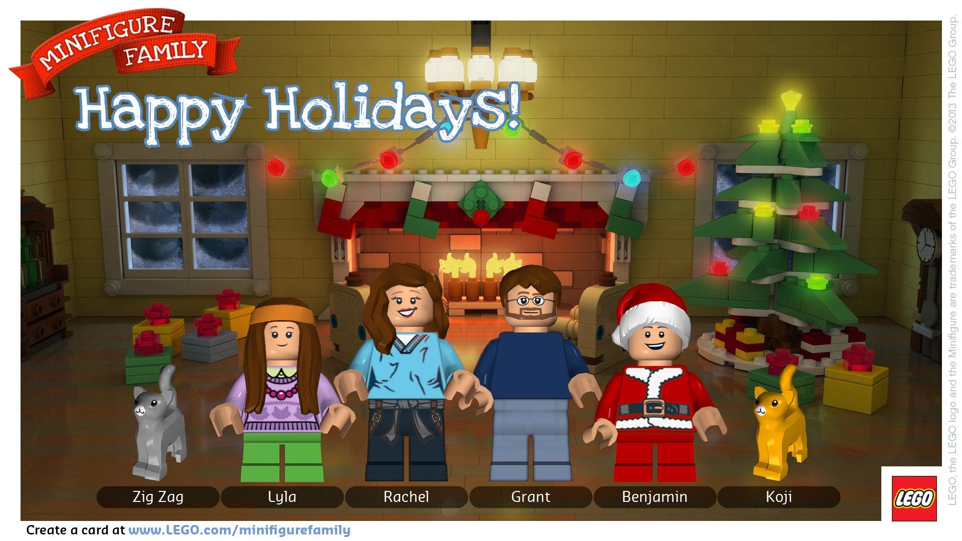 LEGO Christmas Card