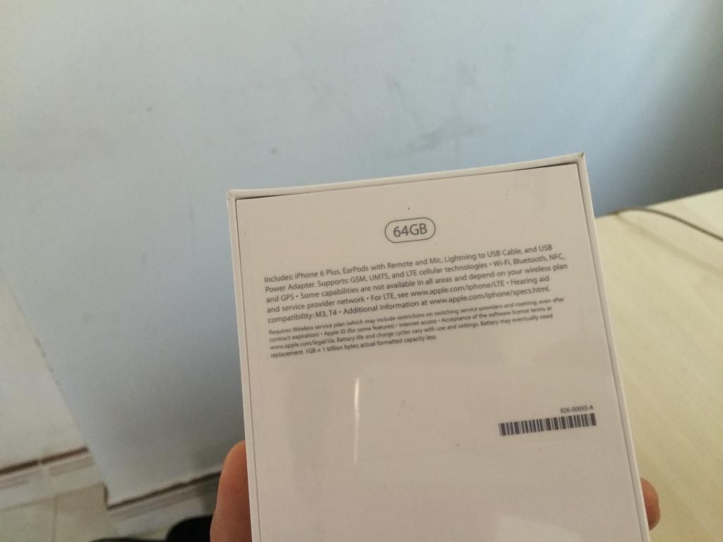 iPhone 6 Plus 64GB quốc tế  nguyên seal chưa active 1 em duy nhất