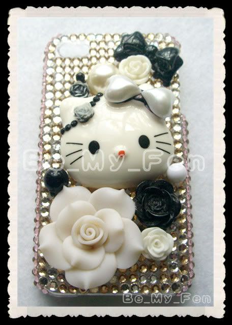 swarovski hello kitty iphone 4 case. Swarovski amp;. Rhinestone For. apple iphone 4 Faceplate. Theme: Hello Kitty