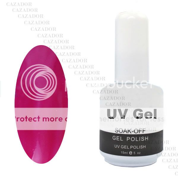 Nail Art UV Gel colour Soak off Polish UV lamp Glitter 15ml 30 colors 