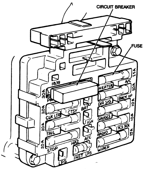 IGN cavity in the fuse panel is without voltage- 1975 ... 1978 corvette fuse box 