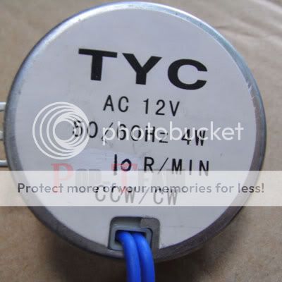 ROBUST SMALL TYC 50 SYNCHRONOUS MOTOR AC12V 10RPM CW/CCW 4W 50/60Hz 