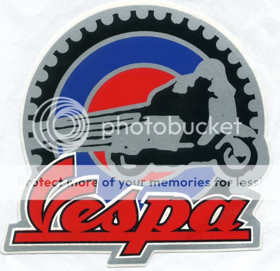 VESPA Scooter classic Vintage Bikes ATV Car Sticker Z20  