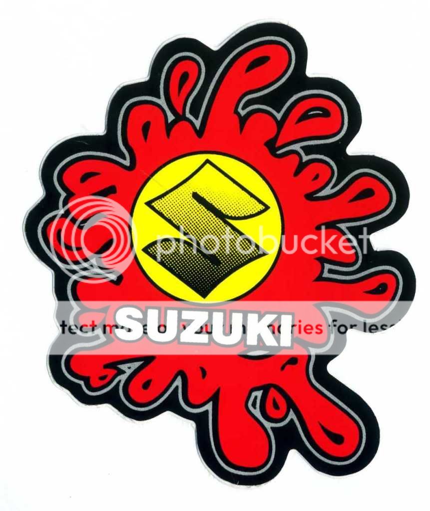 SUZUKI Motorcycle Bikes GSX Racing Helmet Sticker M45  