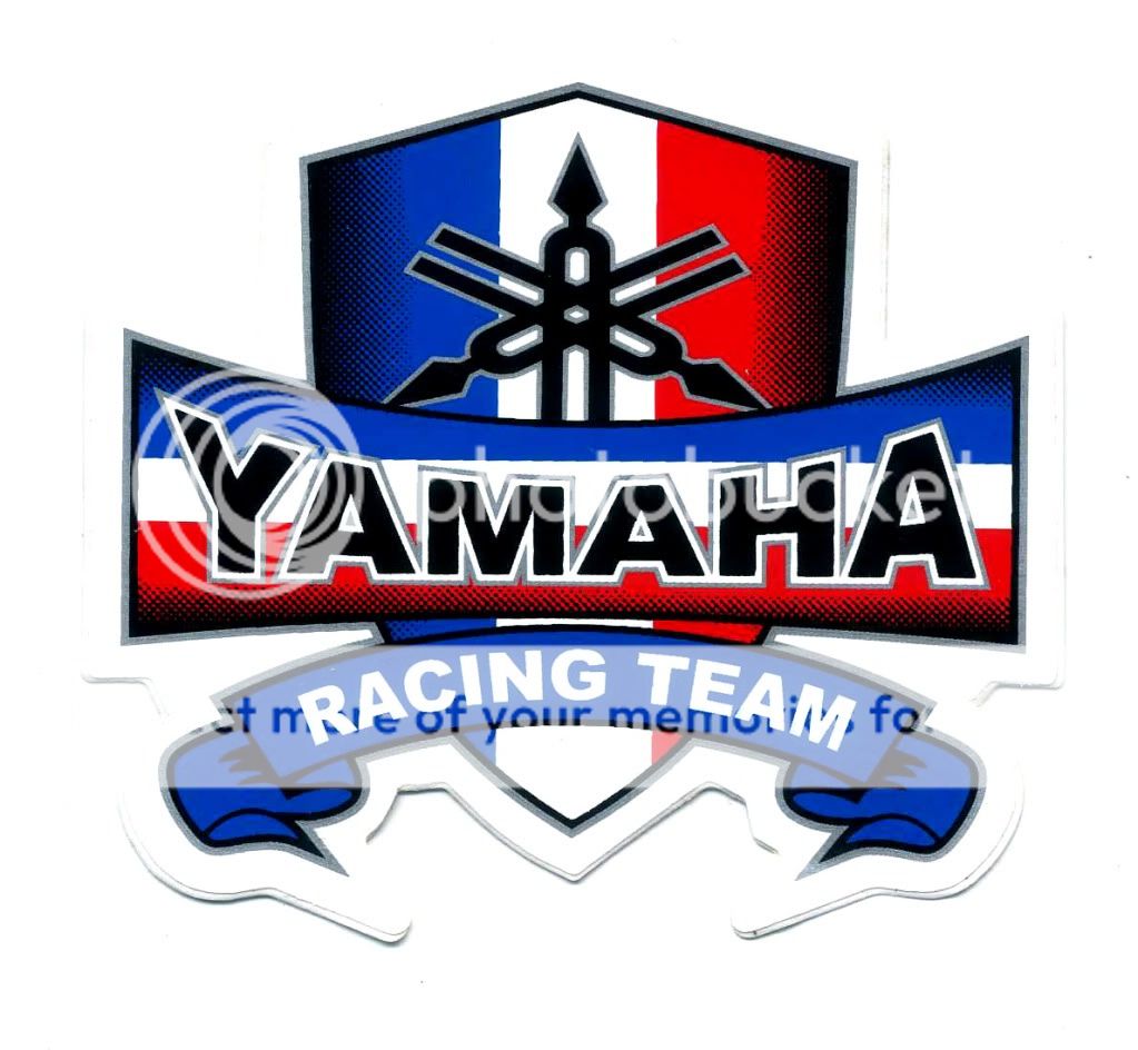 Yamaha Racing Car Motorcycle Bike Fuel Tank Sticker G97
