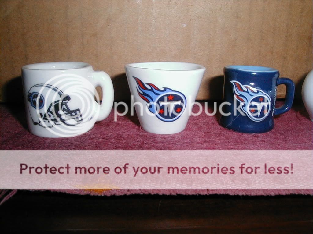 Tennessee Titans gumball mini mug cup helmet lot   nfl  