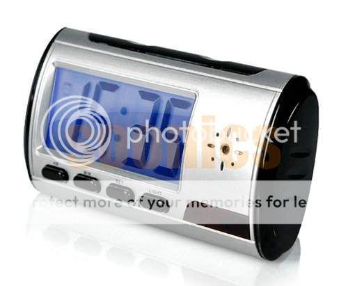 Wireless Spy Alarm Clock Pinhole Hidden Camera USB Recorder Camcorder DVR DV Cam