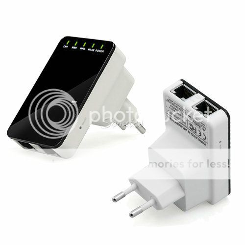 300Mbps 300M Mini Wireless WiFi Router Repeater Network Range Expander Amplifier