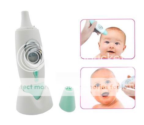 Digital 3 in 1 LCD Infrared IR Ear Forehead Thermometer  