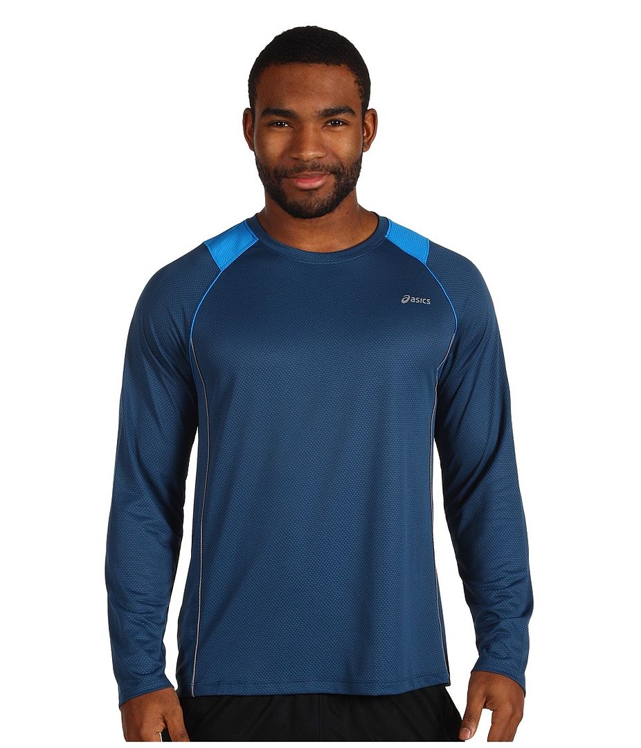 ASICS MENS LONG SLEEVE T-SHIRT/TOP ATHLETIC/GYM/CASUAL/SPORT/TRAINING ...