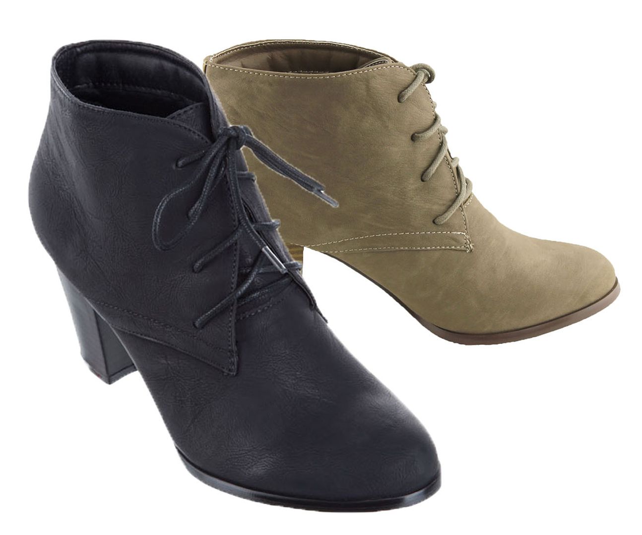 ISABELLA BROWN ODETTE WOMENS/LADIES SHOES/ANKLE BOOTS/HEELS/LACE UP AUS ...