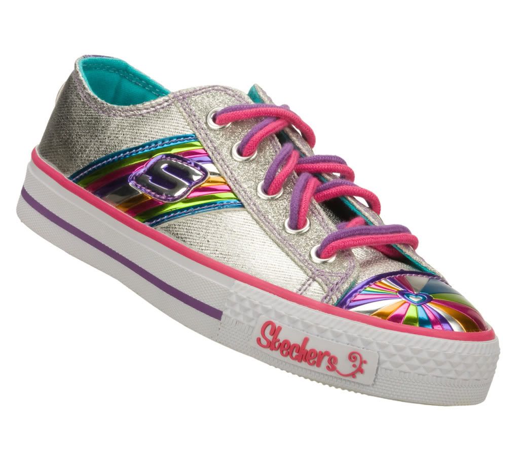 Skechers Sporty Shorty 83999L SMLT Girls Kids Shoes Sneakers Rainbow US Sizes