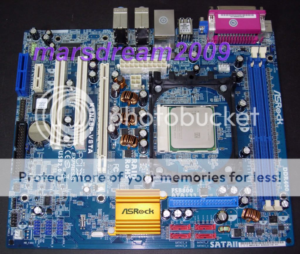 New ASRock K8NF6P Vsta SOCKET754 AMD GF6100 Micro ATX Motherboard CPU